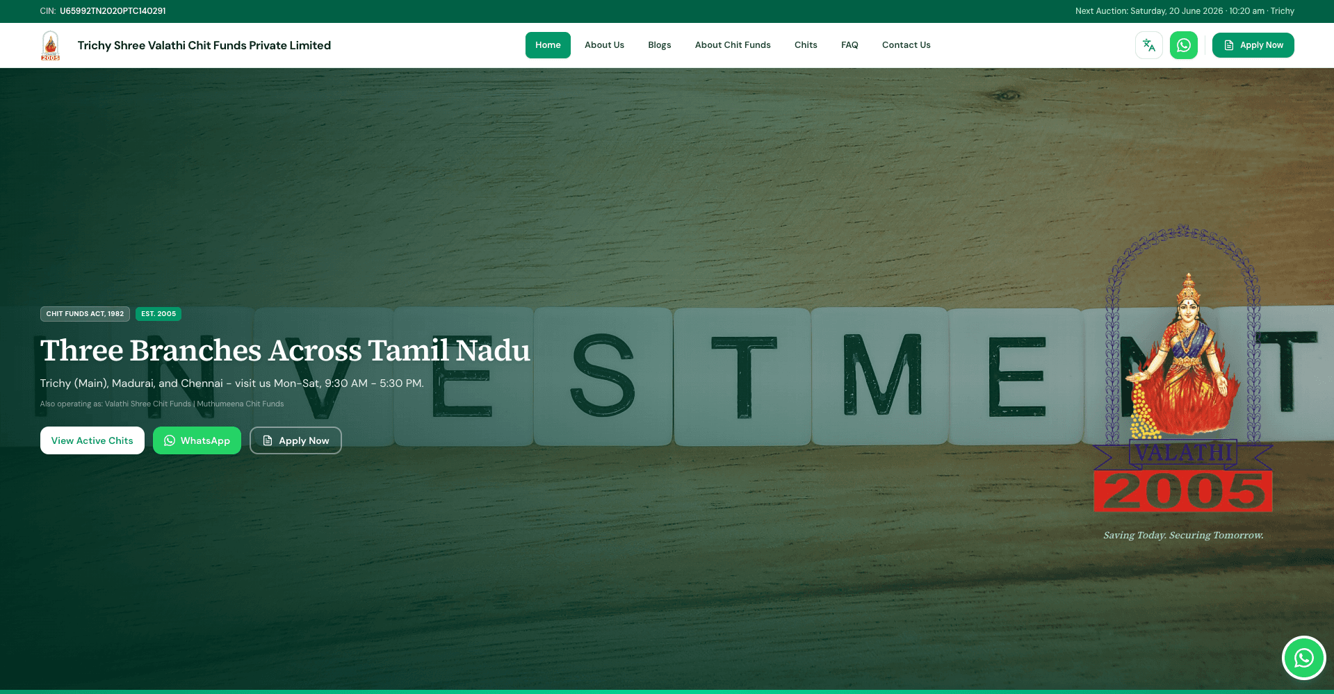 Valathi Chits Business Site